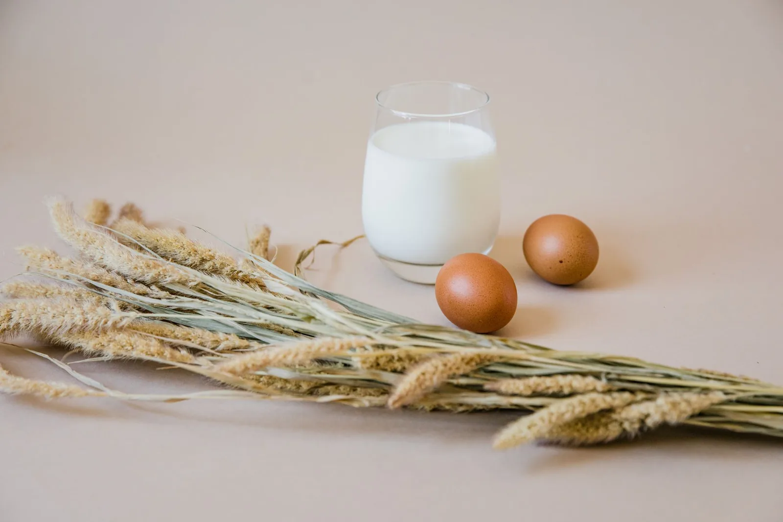 Ovos, leite e trigo — alimentos alergênicos comuns