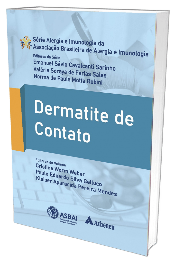 Capa do livro Dermatite de Contato, Série Alergia e Imunologia da ASBAI